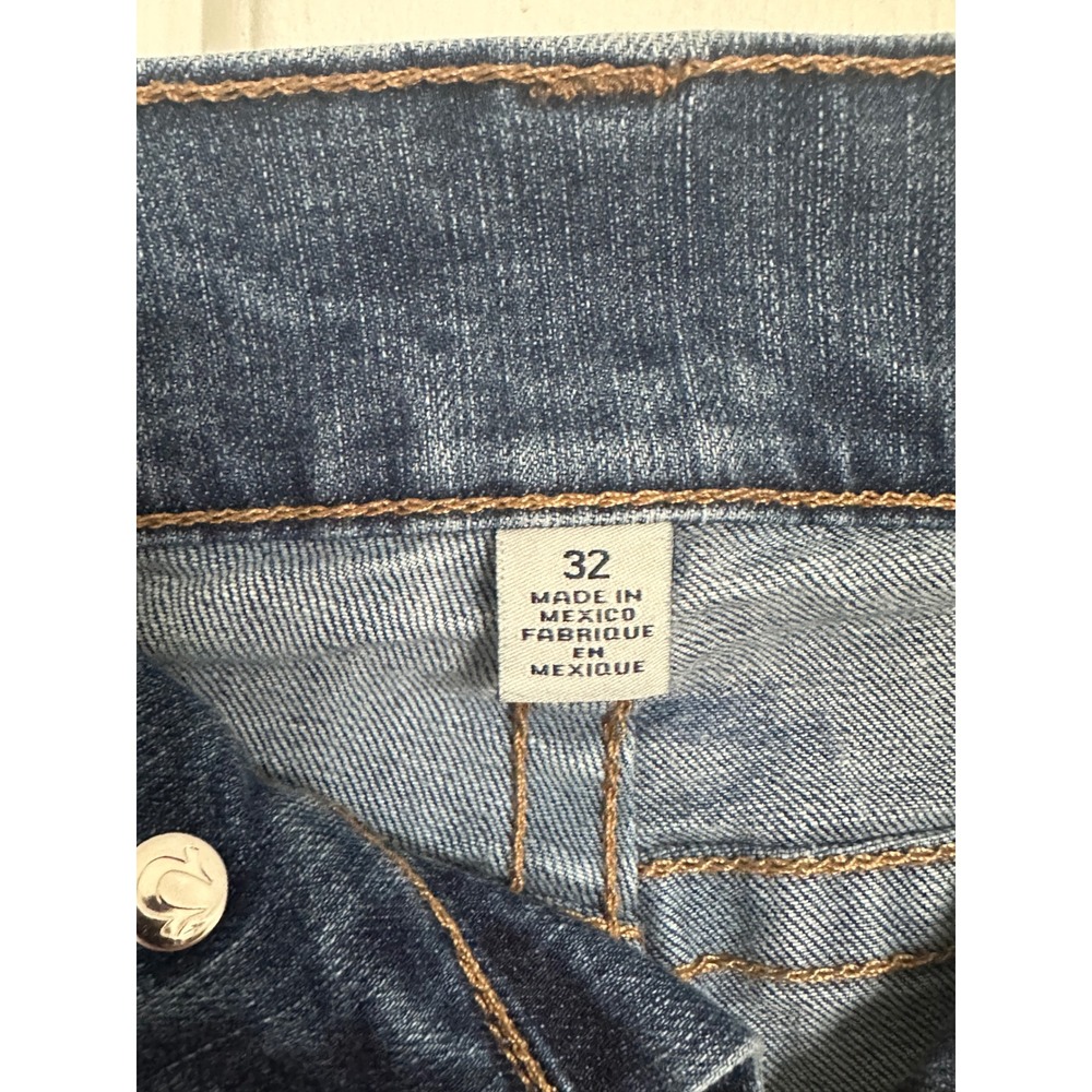 True Religion Women's Straight Leg Dark Wash Denim Jeans Size‎ 32 - Picture 4 of 13